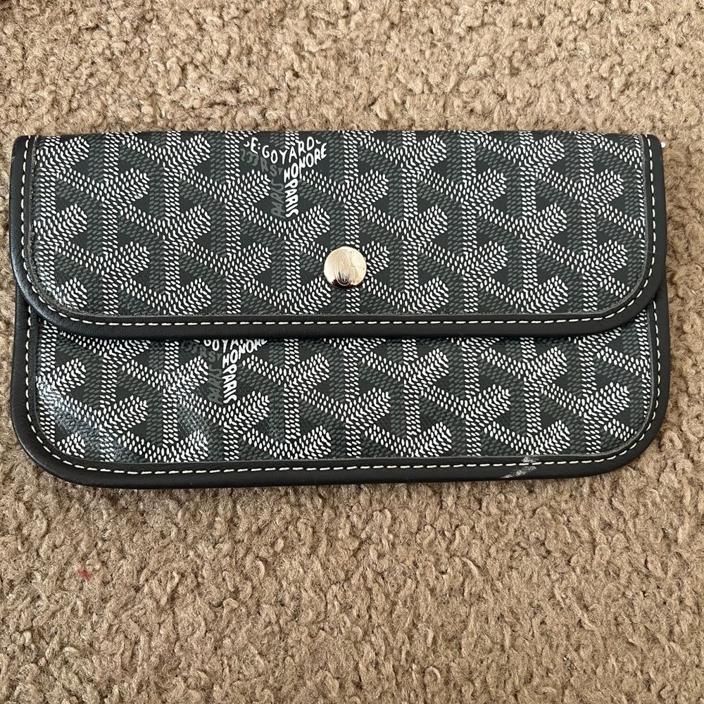 Goyard Monogram Black and White Wallet